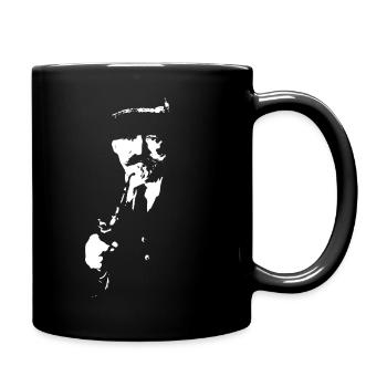 Anton Günther - Stencil - Tasse einfarbig - Schwarz - Rechts
