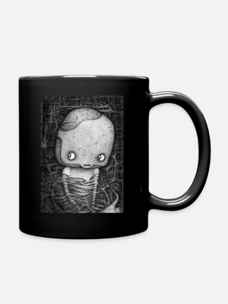 Der Schlüssel - Tasse einfarbig - Schwarz