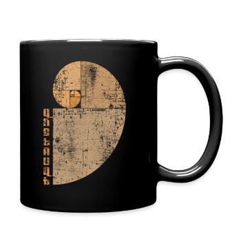 Golden Ratio Logo Basic1 7 - Tasse einfarbig - Schwarz - Rechts