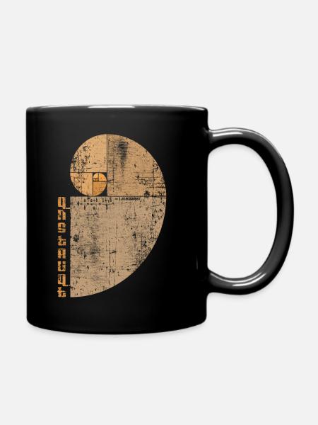 Golden Ratio Logo Basic1 7 - Tasse einfarbig - Schwarz