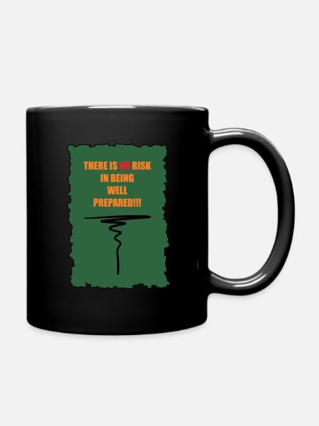 No risk....! - Tasse einfarbig - Schwarz