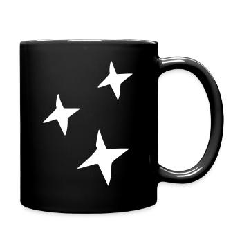 Étoiles Paillettes Starlette Vecteur Dessiné 5 - Mug uni - noir - Droite