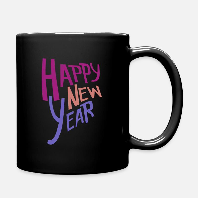 happy new year - Mug uni - noir