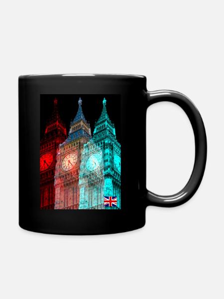 London - Full Colour Mug - black