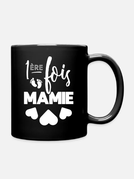 Première fois mamie - Mug uni - noir