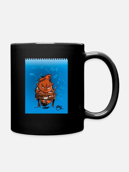 option maths - Mug uni - noir