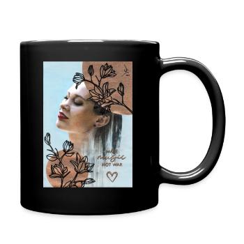 Make Music Not War - Full Colour Mug - black - Right