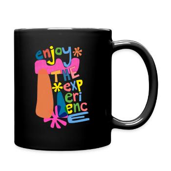 Enjoy The Experience - Full Colour Mug - black - Right