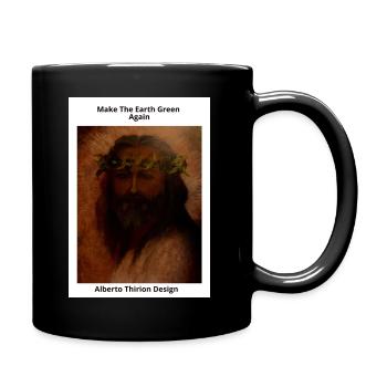 Rendre la Terre à nouveau verte - Mug uni - noir - Droite