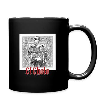 Chicano Latino Cholo Style - Full Colour Mug - black - Right
