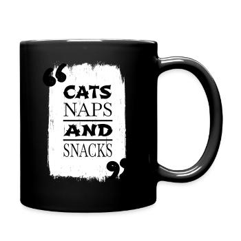 happy avogato gift bow tie avacato animals - Tasse einfarbig - Schwarz - Rechts