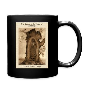 La nature de la Vierge de Guadalupe - Mug uni - noir - Droite