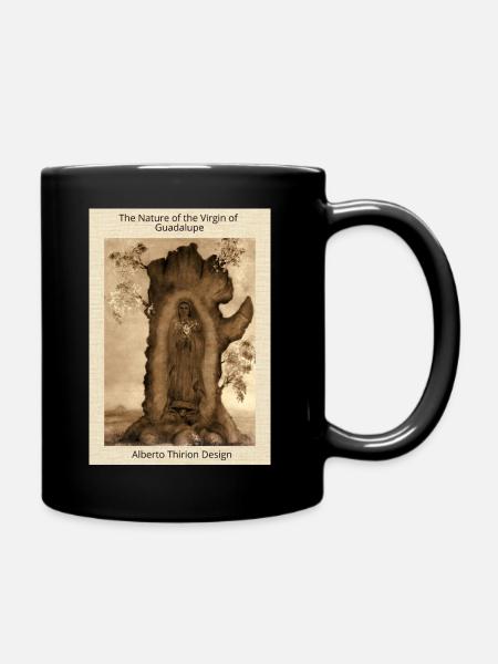 La nature de la Vierge de Guadalupe - Mug uni - noir