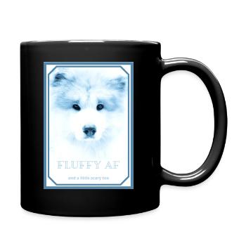 FLUFFY AF 1 - Mug uni - noir - Droite