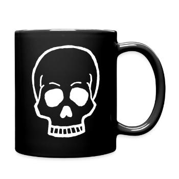 Skull Icon - Full Colour Mug - black - Right
