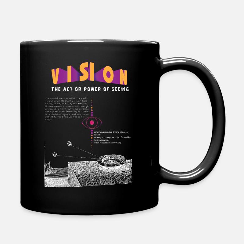 Vision - Full Colour Mug - black