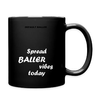Baller Vibes for accessories - Full Colour Mug - black - Right