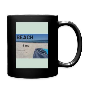 Temps de plage - Mug uni - noir - Droite