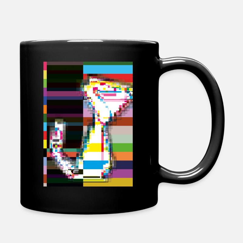 Robo Cat verschiedene Farben 6 - Tasse einfarbig - Schwarz