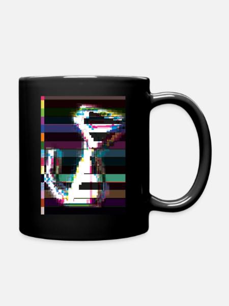 Robo Cat verschiedene Farben 5 - Tasse einfarbig - Schwarz