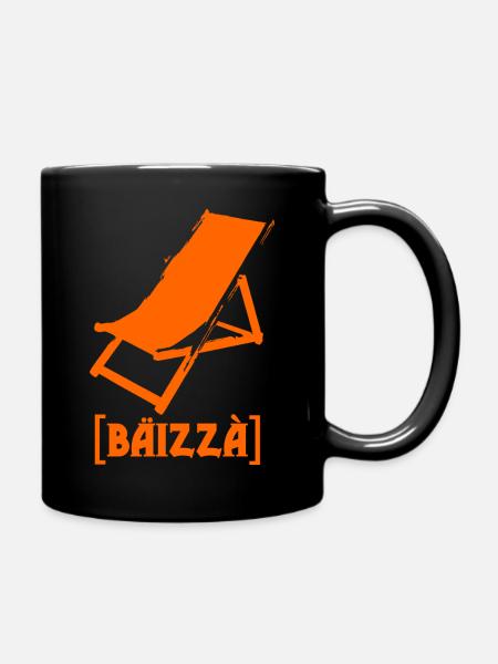 Bäizaa - Lautschrift - Tasse einfarbig - Schwarz