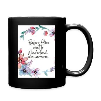 Avant qu’Alice n’aille au pays des merveilles - Mug uni - noir - Droite