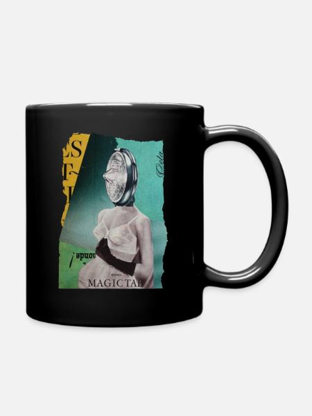 Magic Tab - Tasse einfarbig - Schwarz