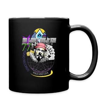 holdem fold and live - Tasse einfarbig - Schwarz - Rechts
