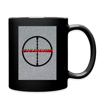 STAY FOCUSED - Tasse einfarbig - Schwarz - Rechts
