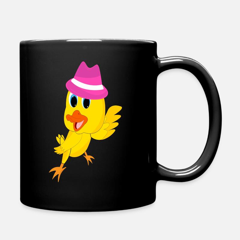 Cheeky chick - Full Colour Mug - black