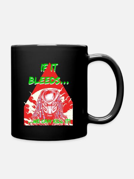 S’IL SAIGNE... - Mug uni - noir