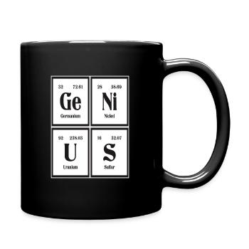 Genius - Periodic Table of Elements - Full Colour Mug - black - Right