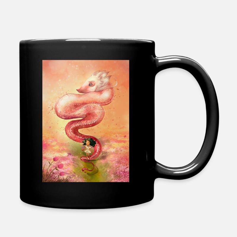 Dragon du printemps - Mug uni - noir