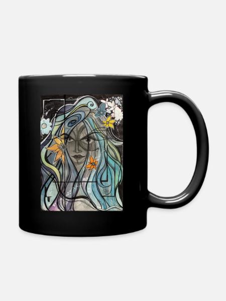 Graffiti Art - Tasse einfarbig - Schwarz