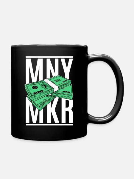Money Maker T-Shirt Hoodie - MNY MKR - Tasse einfarbig - Schwarz