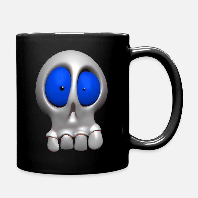 Funny Skul - Tasse einfarbig - Schwarz