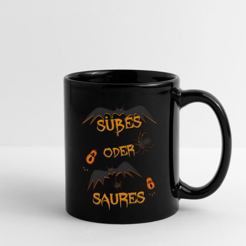 Süßes oder Saures Tasse einfarbig