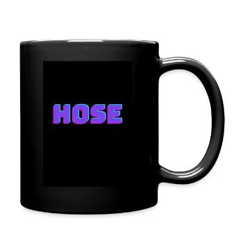 unisex hoodie - Tasse einfarbig - Schwarz - Rechts