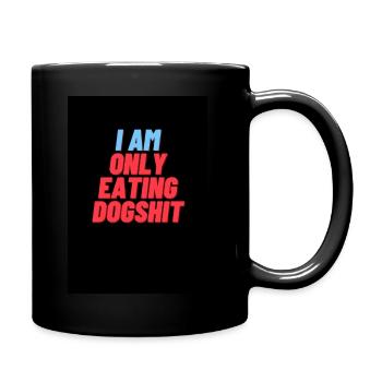 roter basecap - Tasse einfarbig - Schwarz - Rechts