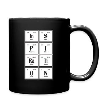 Inspiration | Periodensystem der Elemente - Tasse einfarbig - Schwarz - Rechts