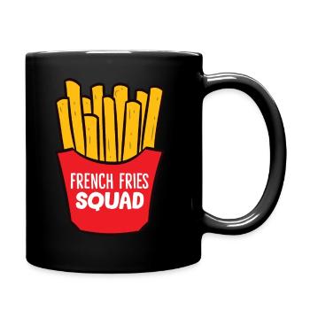 Fries - French Fries Squad - Full Colour Mug - black - Right