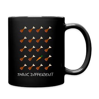 Think different - Full Colour Mug - black - Right