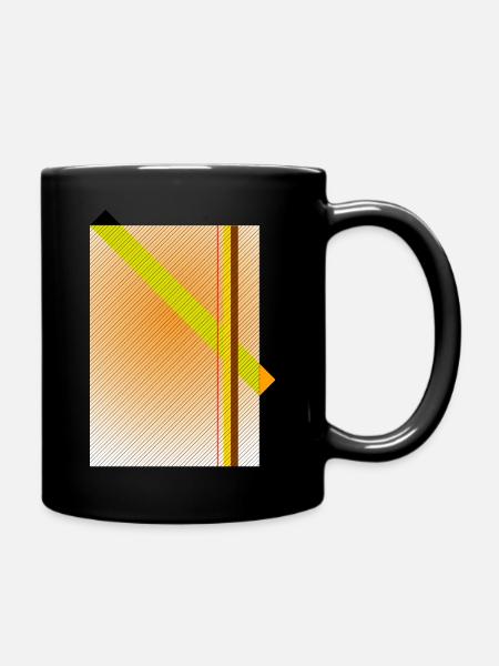 diagonal field - Full Colour Mug - black