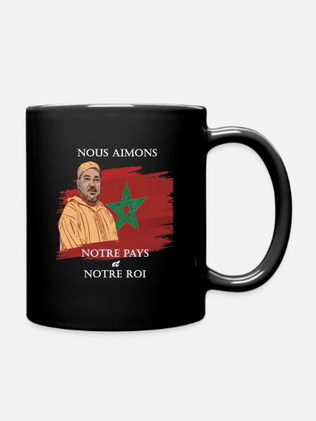maroc - Mug uni - noir