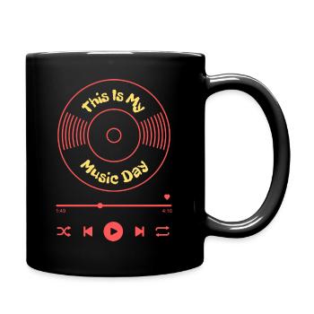 International Music Day - Full Colour Mug - black - Right