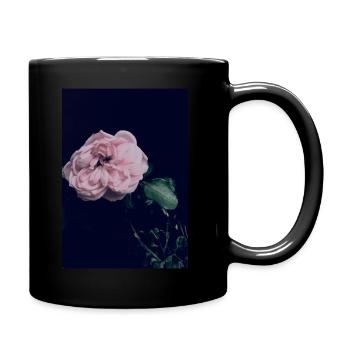Rosa - Tasse einfarbig - Schwarz - Rechts
