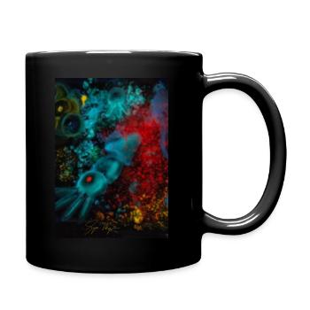 ABGRÜNDIGE TIEFEN - Tasse einfarbig - Schwarz - Rechts