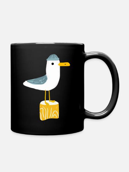 Mouette - Mug uni - noir
