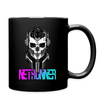 netrunner No2 - Tasse einfarbig - Schwarz - Rechts