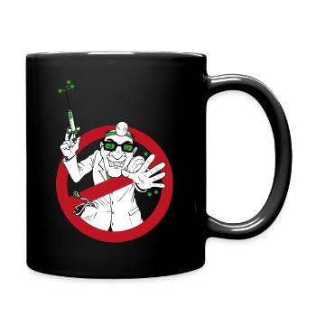No vaccination please - Full Colour Mug - black - Right